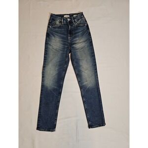 Forever 21 Denim Jeans Curvy Straight High Rise Straight Leg Size 25